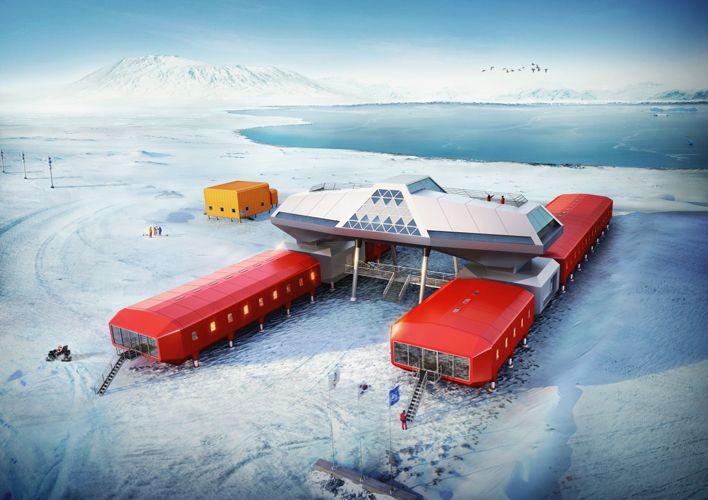 Galeria de Arquitetura Extrema na Antártica: Hugh Broughton Architects - 5