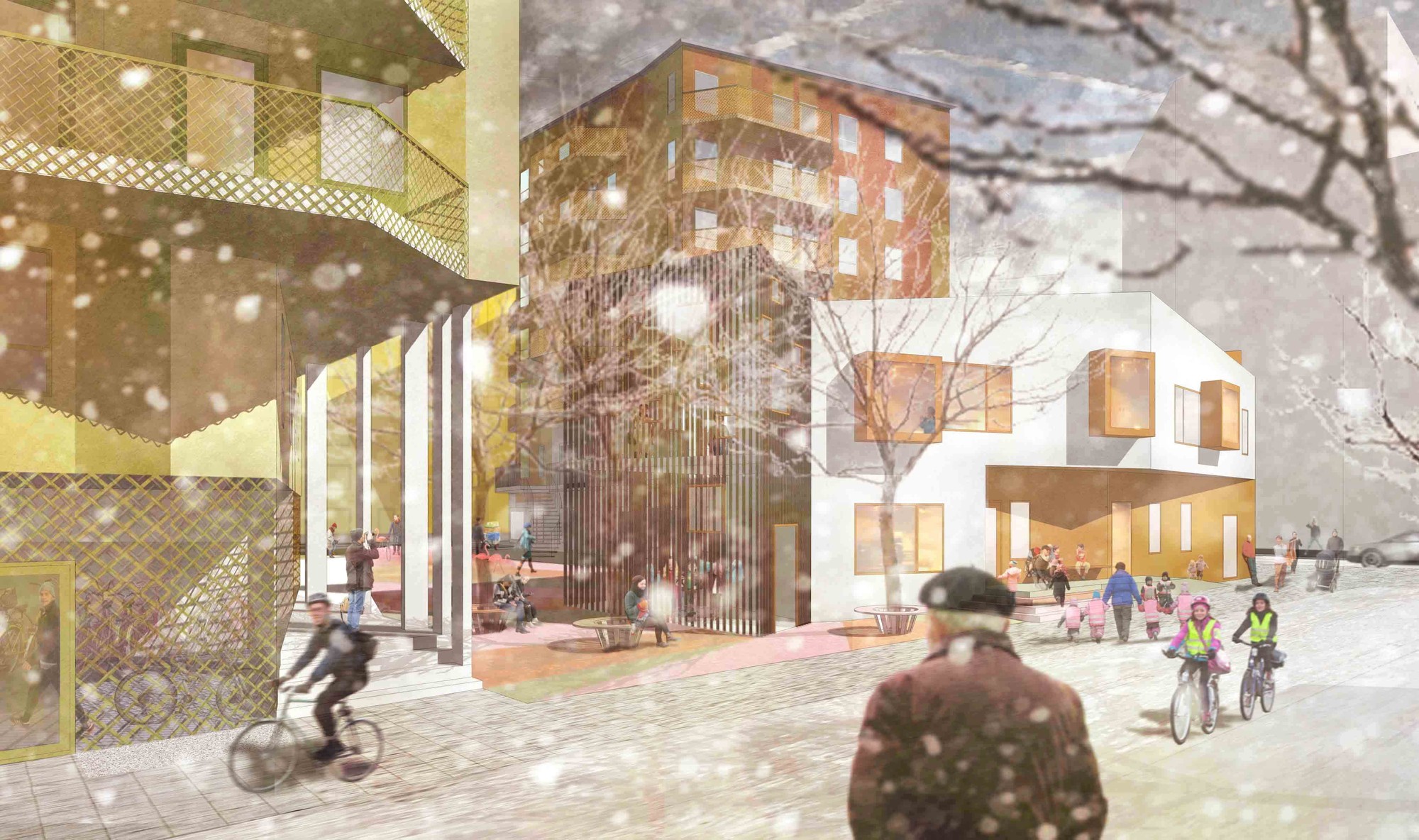 Årstafältet Housing Proposal / GRAD Arkitekter, © Ásdís Andersdóttir
