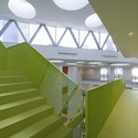 Centro de Innovación Vitus Bering / C. F. Møller Architects - Universidad, Escaleras, Barandas, Fachada