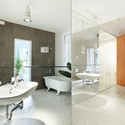Reforma de una Vivienda en el ensanche barcelonés / ARQUITECTURA-G - Apartamentos, Baño, Tinas, Iluminación, Mesas, Tarjas, Sillas