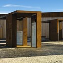 Torre Solberg y Área de Descanso / Saunders Architecture - Paisaje Y Arquitectura, Fachada, Pilares, Puerta