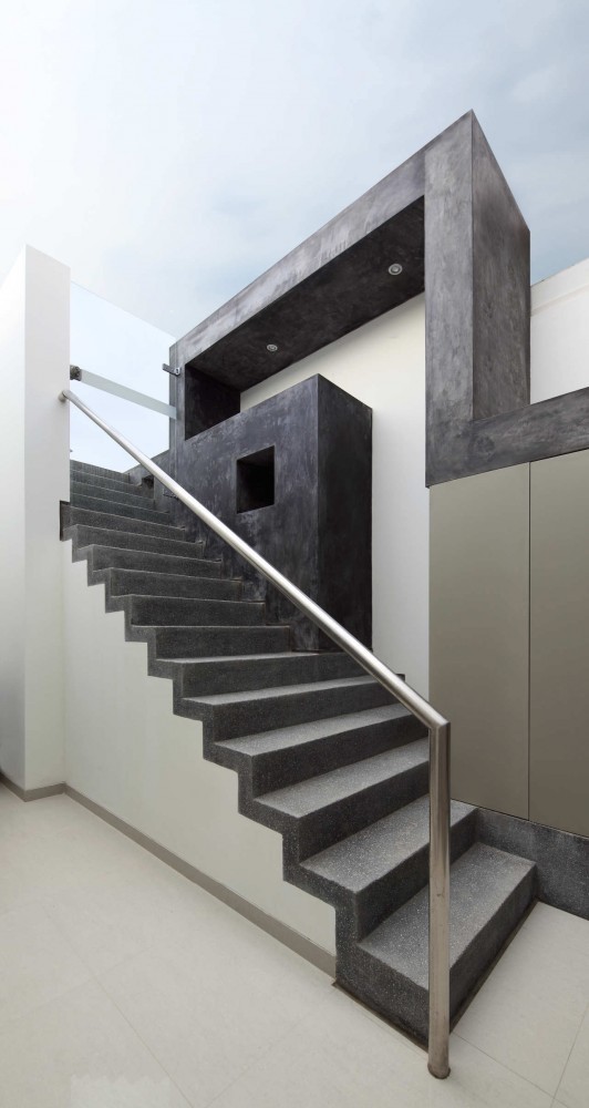 Volúmenes con Género / Longhi Architects - Escaleras, Fachada, Barandas, Puerta