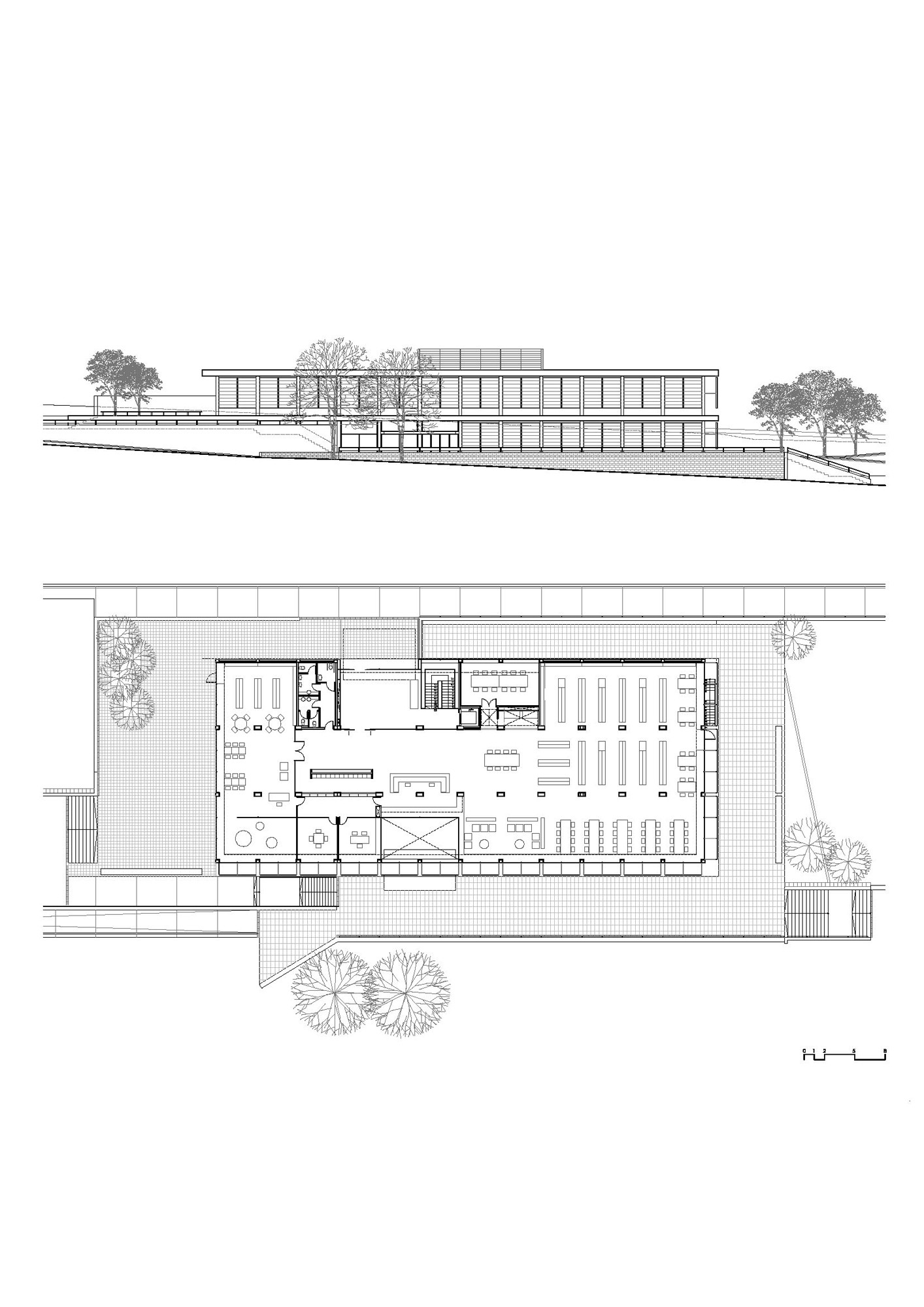 Rodovre Library Gallery of Library and School for Adults / estudi grv arquitectes - 16