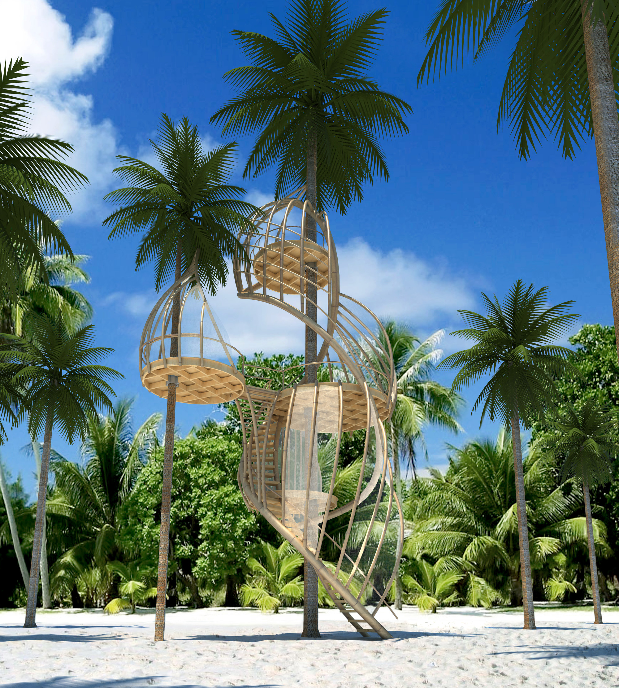Treehouses in Paradise Competition: Taking something from a SCAM