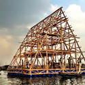 Makoko Floating School / NLÉ - Exterior Photography, Waterfront