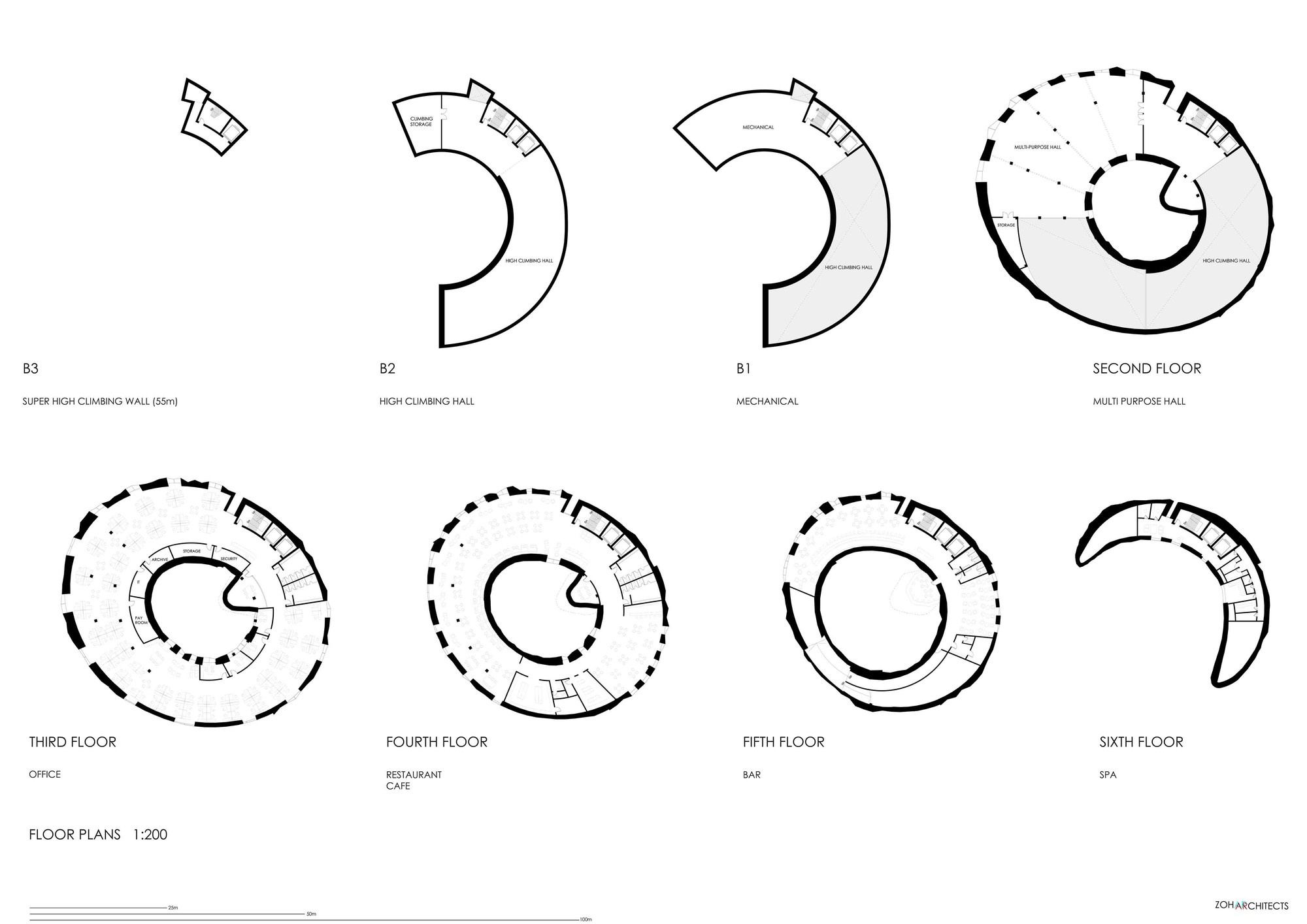 Gallery of 'Wallcano' Collider Activity Center Competition Entry