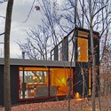 Stacked Cabin / Johnsen Schmaling Architects - Exterior Photography, Windows, Forest