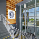 Edison High School Academic Building / Darden Architects - Higher Education, Stairs, Facade, Handrail, Beam, Fence