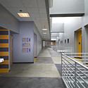 Edison High School Academic Building / Darden Architects - Higher Education, Door, Handrail, Facade, Chair
