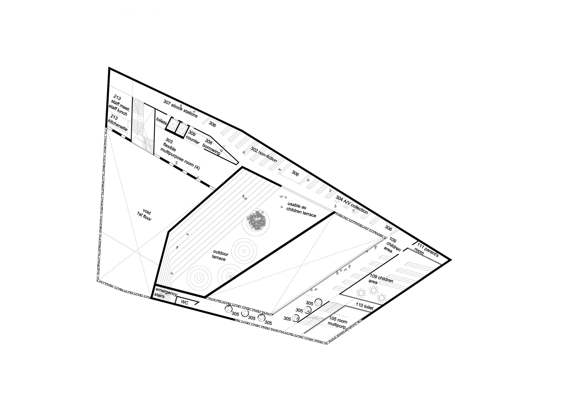 second floor plan