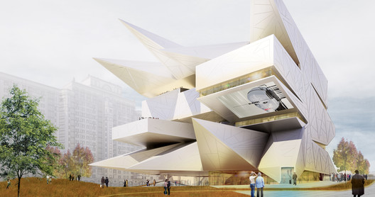 Moscow Polytechnic Museum - Education Center Proposal / Leeser Architecture - Facade