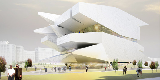 Moscow Polytechnic Museum - Education Center Proposal / Leeser Architecture - Facade