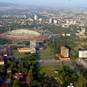 Vista aérea actual de CU. Image Cortesía INEHRM