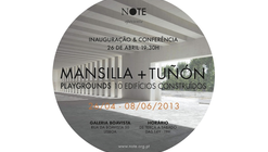 MANSILLA + TUÑON "Playgrounds 10 edificios construídos" em Lisboa