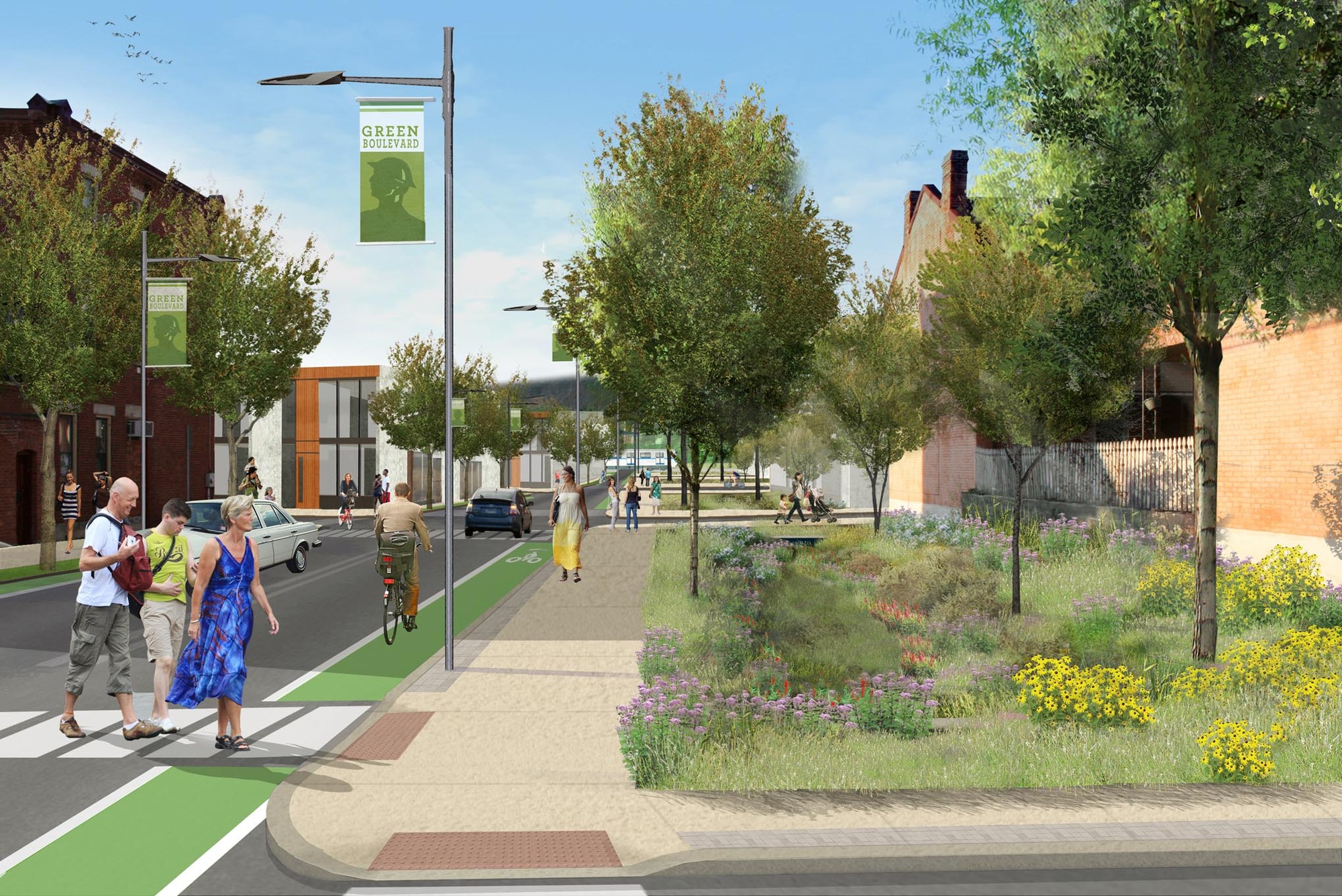 Gallery Of Plan Envisages Reusing Pittsburghs Industrial Past To Bring The City Closer Together 11 Green day vs berlin mitte — boulevard of broken dreams vs battlefield. archdaily