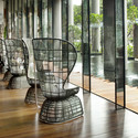 PARKROYAL on Pickering / WOHA - Interior Photography, Table, Chair, Glass