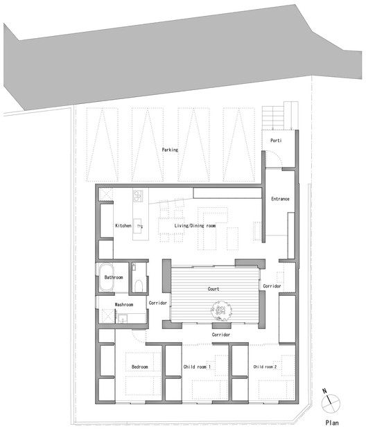 蒲郡市住宅/ Kazuki Moroe Architects建筑事务所 - 14 的图像 16