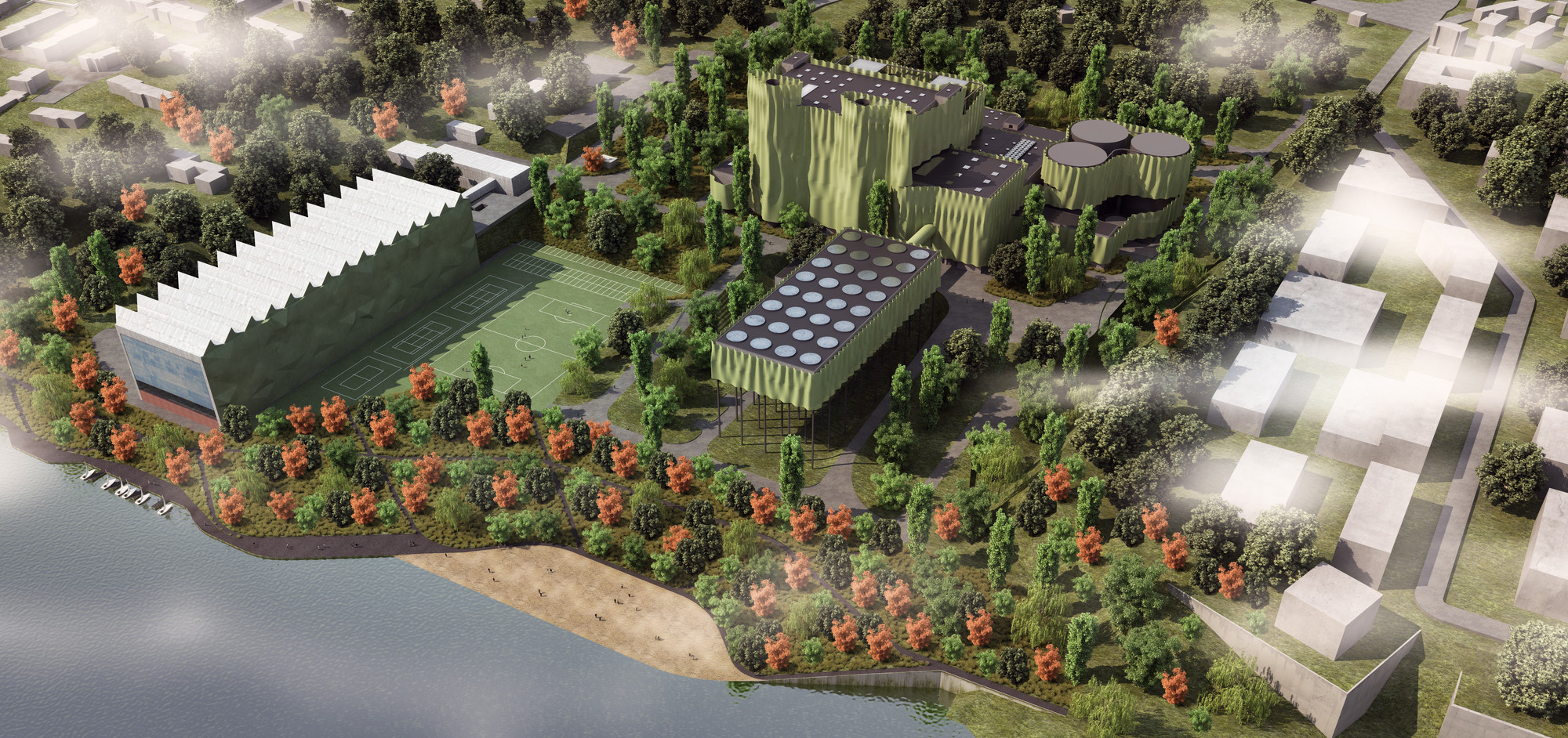 Gallery of AZPA Wins Competition To Transform German Power Plant Into a