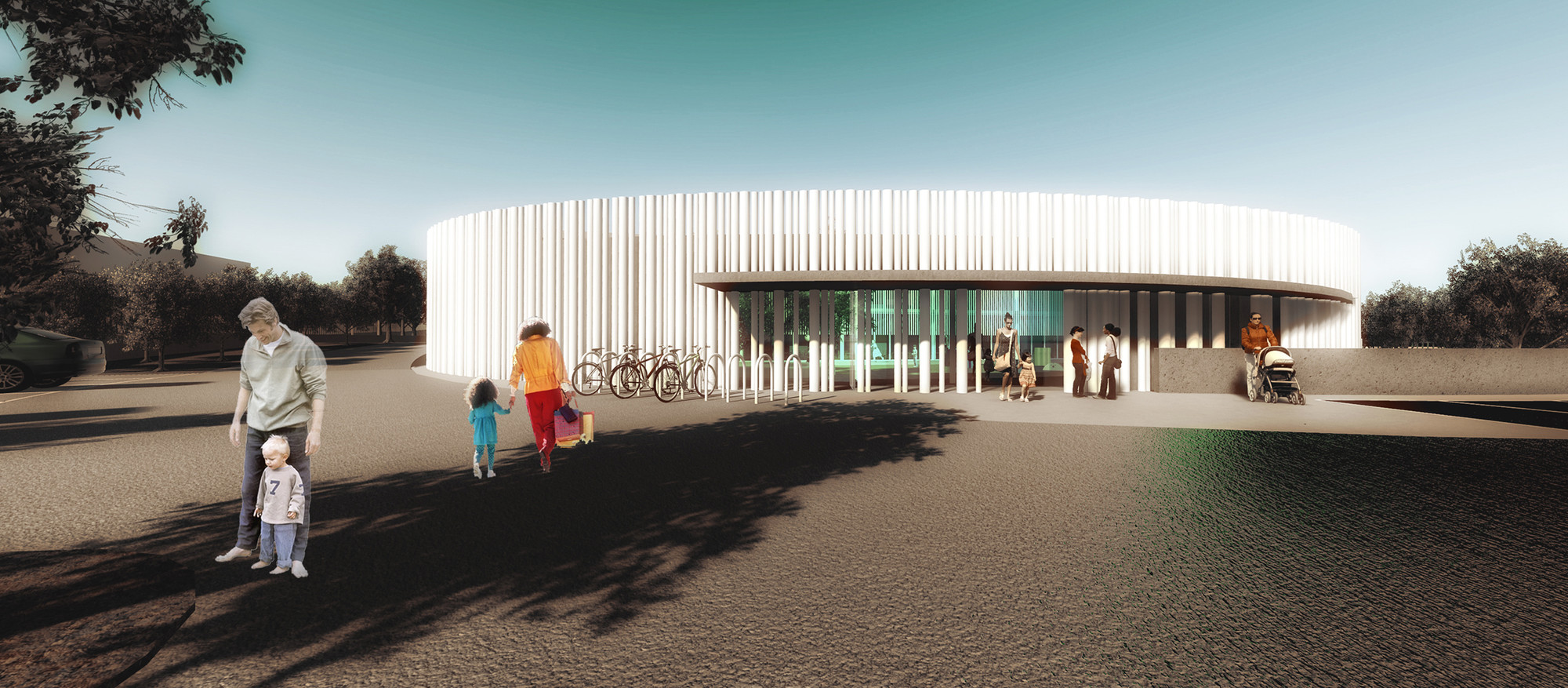 Daily Child Care Facility Competition Entry / ddrlp - Facade