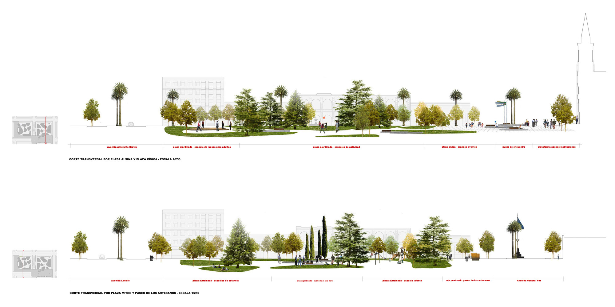 Primer Lugar Concurso Plazas Mitre y Alsina - Imagen 15 de 18