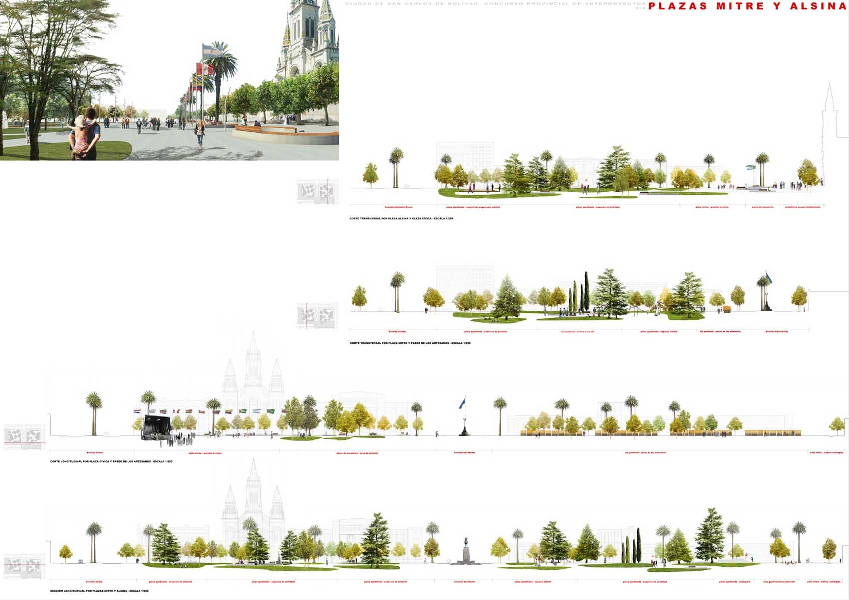 Primer Lugar Concurso Plazas Mitre y Alsina - Imagen 17 de 18