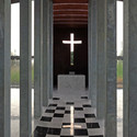 Revival Sunset Chapel / FATmaison - Temple, Facade, Door, Column, Lighting