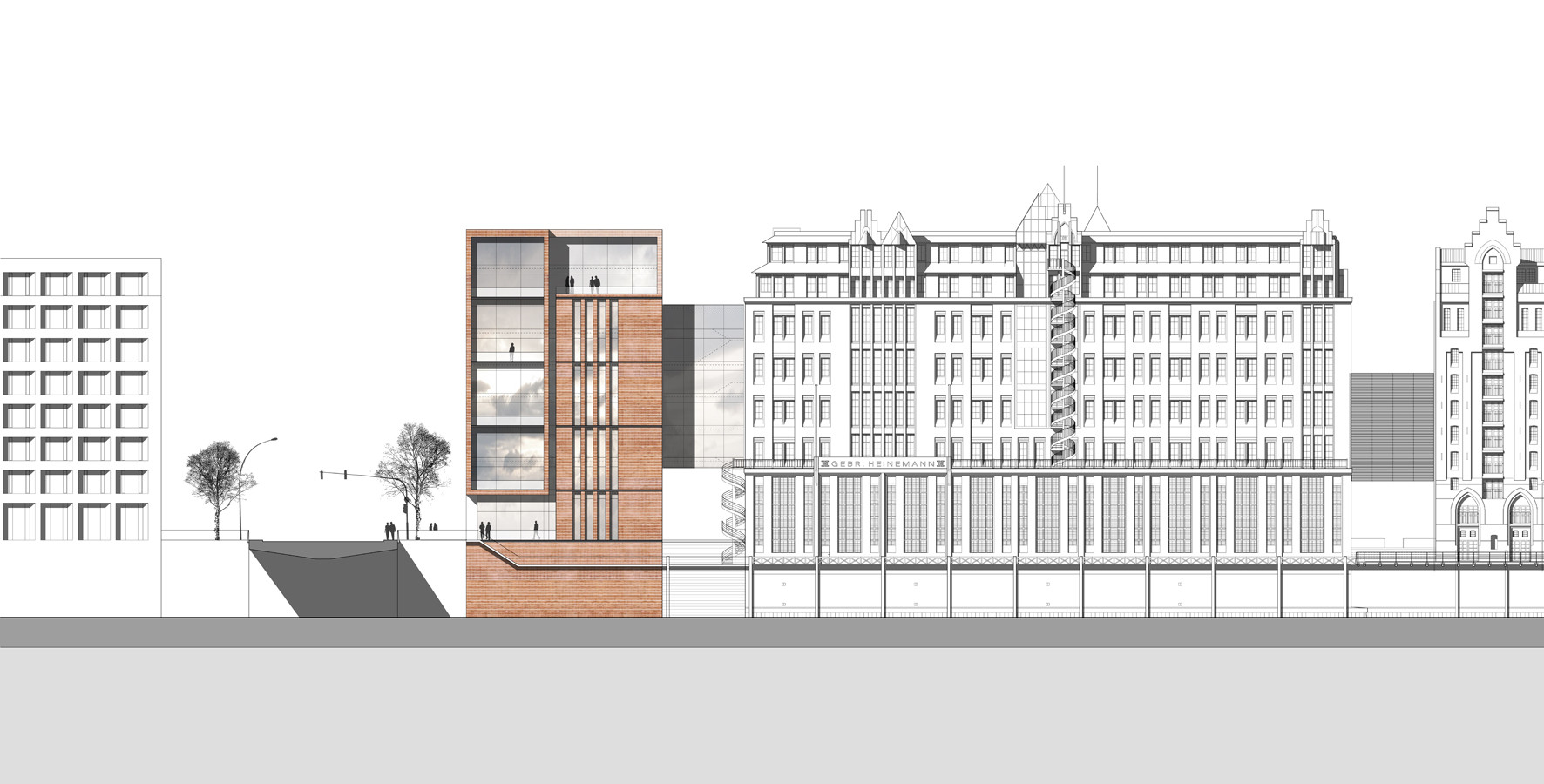 Gallery of Gebr. Heinemann Headquarters Extension Winning Proposal