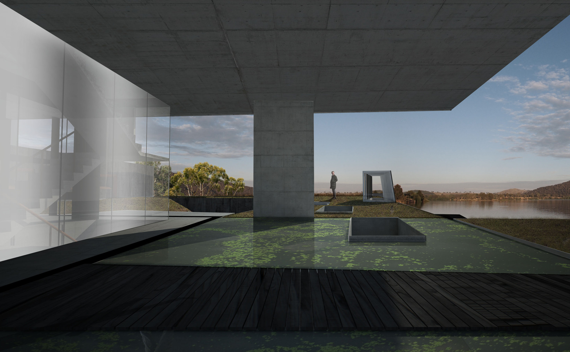 Gallery Of The Lodge On The Lake Winning Proposal Henry Stephens Nick Roberts Jack Davies 12