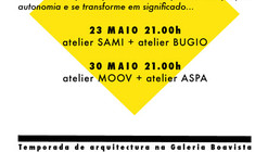 Playground Ciclo de Conferências: atelier ASPA + atelier MOOV