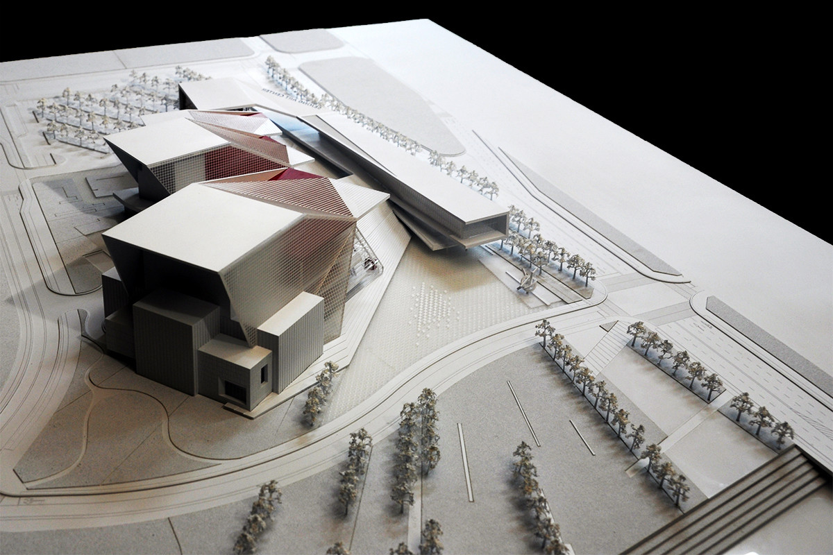 Sejong Art Center Competition Entry / H Architecture + Haeahn Architecture - Facade, Table
