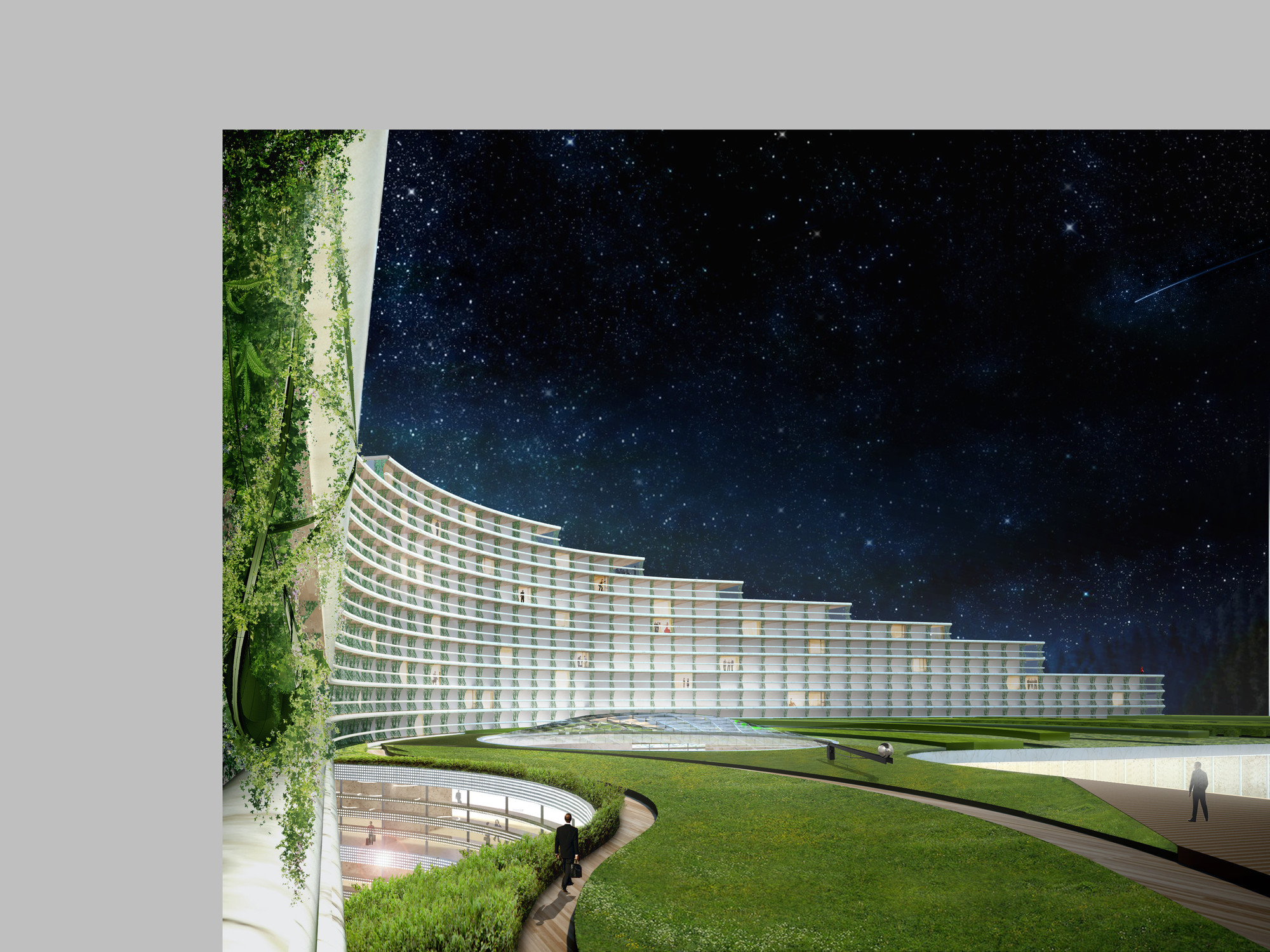 Gallery Of Oma Proposes Radical Redevelopment Plan For The Miami Oma Proposes Radical Redevelopment Plan For The Miami Beach Convention Center North View Hotel Exterior