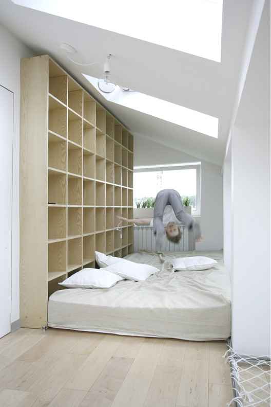 Interior for Students / Ruetemple - Shelving, Bedroom