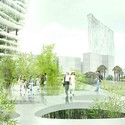City Cultural Center Competition Entry / KAMJZ Architects - Cultural Center, Garden, Facade