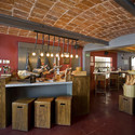 Restaurante Jamón J. Jamón / JSª - Restaurant, Cocina, Fijación Vigas, Mesas, Sillas, Encimera