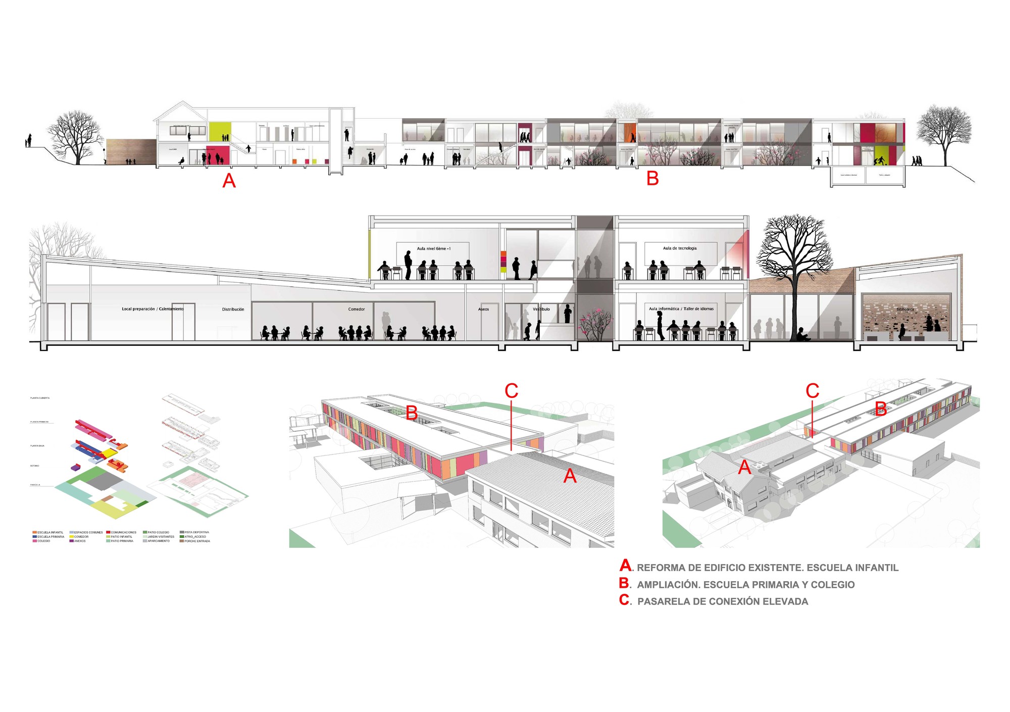 Galeria de Reforma da Escola Saint / Argola Arquitectos ... zig zag wiring diagram 