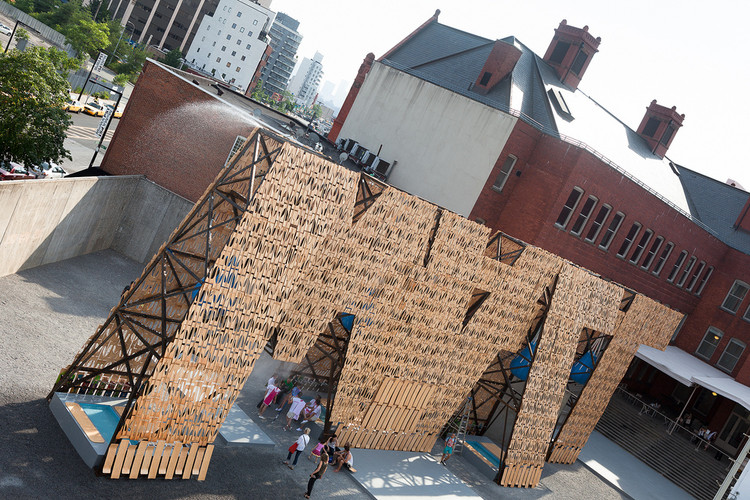 CODA’s Skateboard Scrap ‘Party Wall’ Kickstarts MoMA’s Summer Music Series  - Cultural Architecture