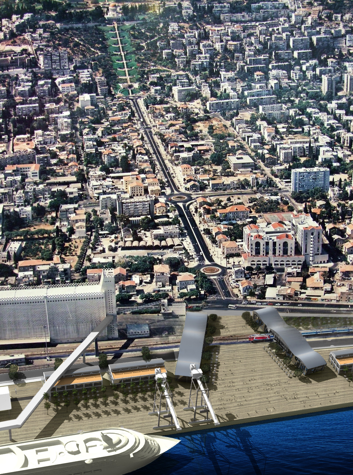 Gallery of New Haifa Waterfront Plan / Amir Mann–Ami Shinar Architects ...