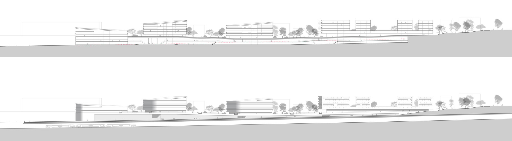 Primer Lugar Concurso Diseño y Construcción del Campus Universitario Supsi en Lugano - Imagen 24 de 24