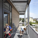 KiTa Schöne Aussicht / Birk Heilmeyer und Frenzel Architekten - Schools , Deck, Facade, Beam, Handrail, Balcony