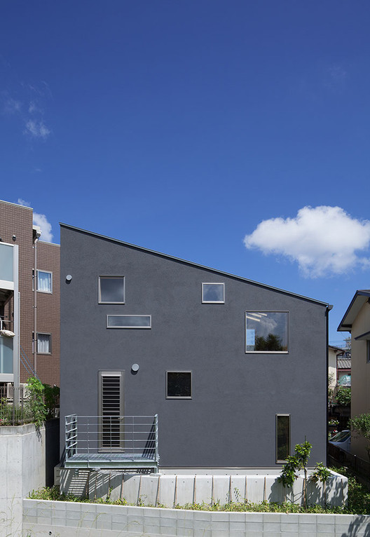 House in Nanakuma / MOVEDESIGN - Houses, Facade, Fence, Door, Stairs