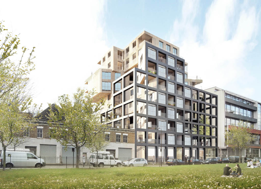 Wenlock Road Mixed-Use Development Proposal / Hawkins\Brown Architects, © Forbes Massie