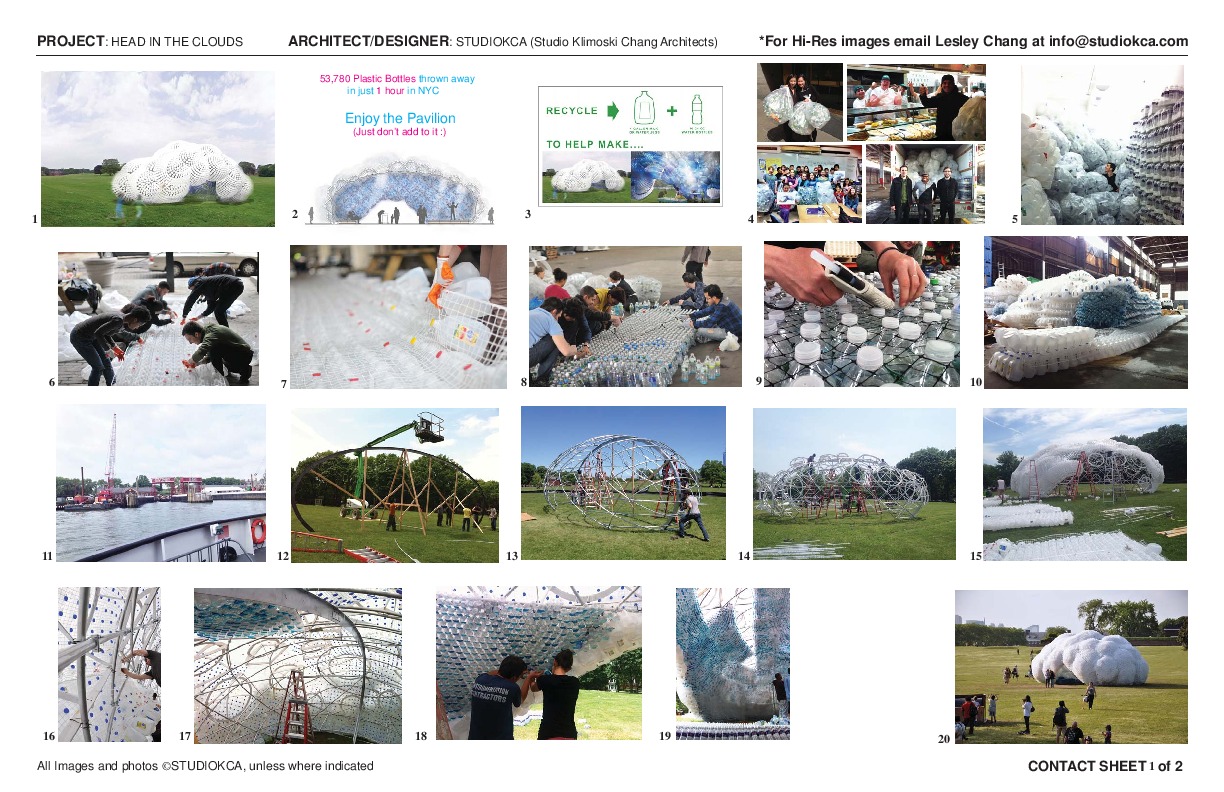 Gallery of STUDIOKCA's 'Head in the Clouds' Pavilion Opens in NYC 9