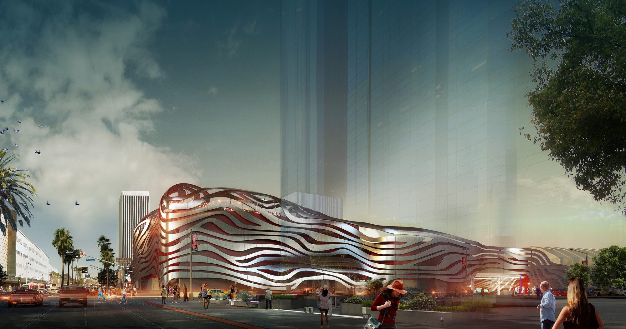 Gallery of Petersen Automotive Museum Unveils EyeCatching New Exterior