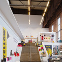 U-Boat Hall / BOLLES+WILSON - Distribution Center, Stairs, Beam, Handrail, Lighting, Chair