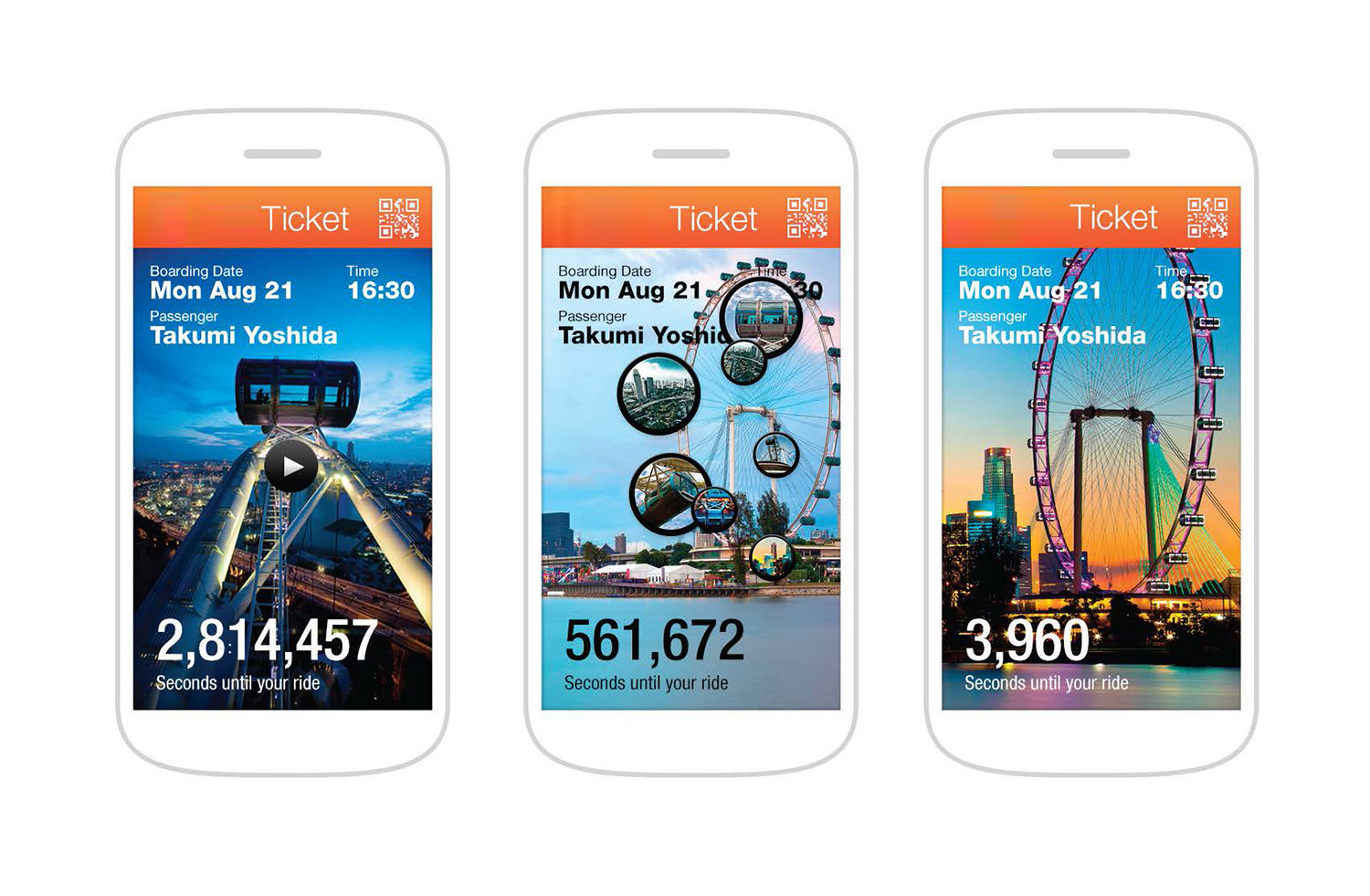 The Nippon Moon app will utilize 'active queuing,' allowing users to shop and eat while they wait for their scheduled ride time. Image Courtesy of UNStudio