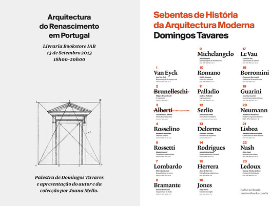 Palestra: Arquitetura do Renascimento em Portugal / São ...