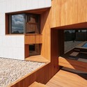 Vivienda Estudio / cmA Arquitectos - Casas, Fachada, Fijación Vigas, Barandas