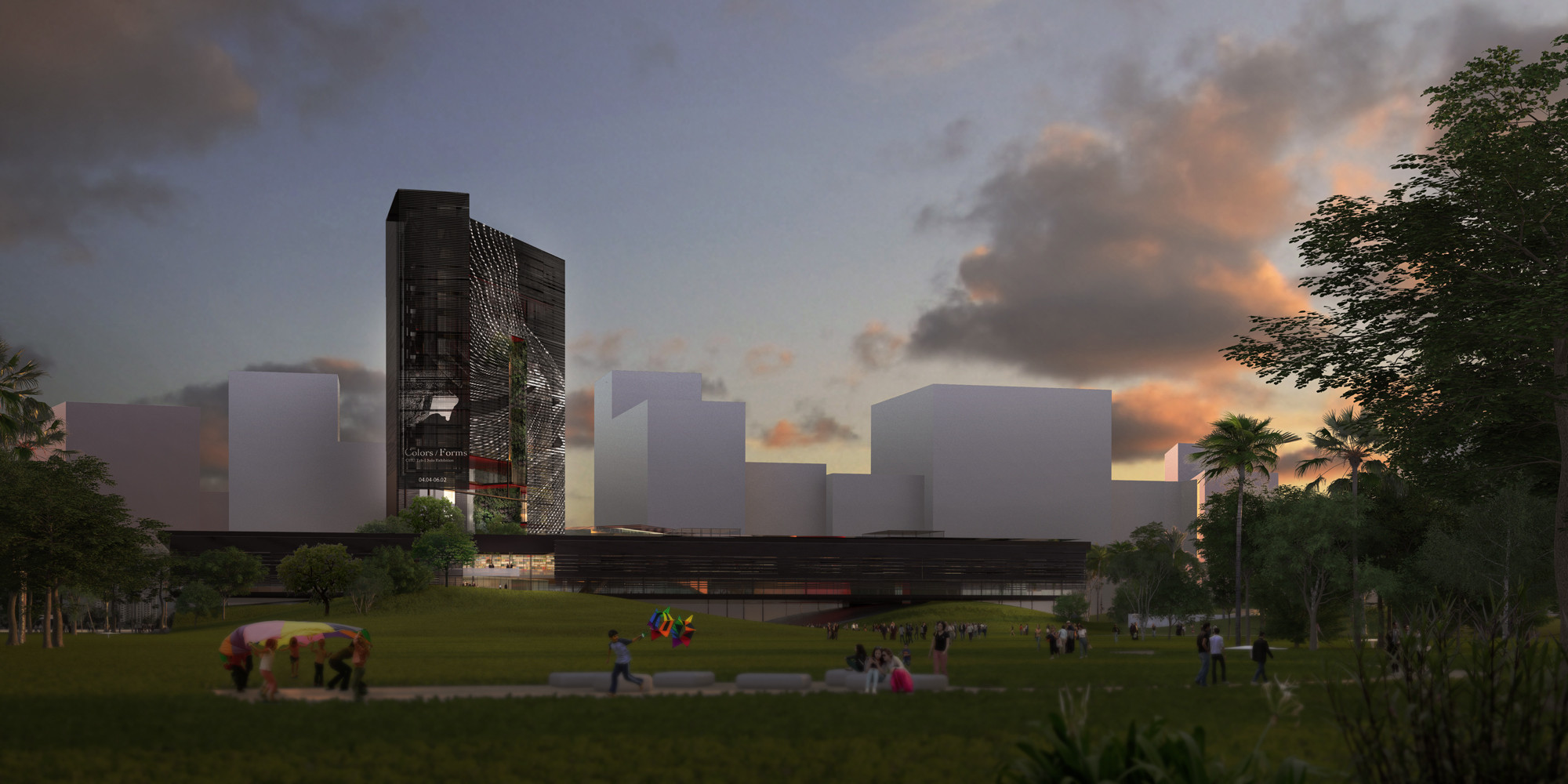 Second Prize. Image Courtesy of Jean-Loup Baldacci via Taichung City Cultural Center