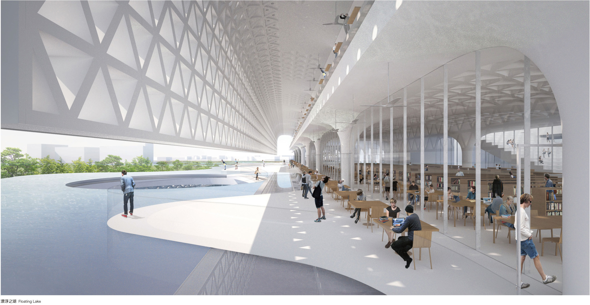 Honorable Mention. Image Courtesy of MASS STUDIES / Minsuk Cho via Taichung City Cultural Center