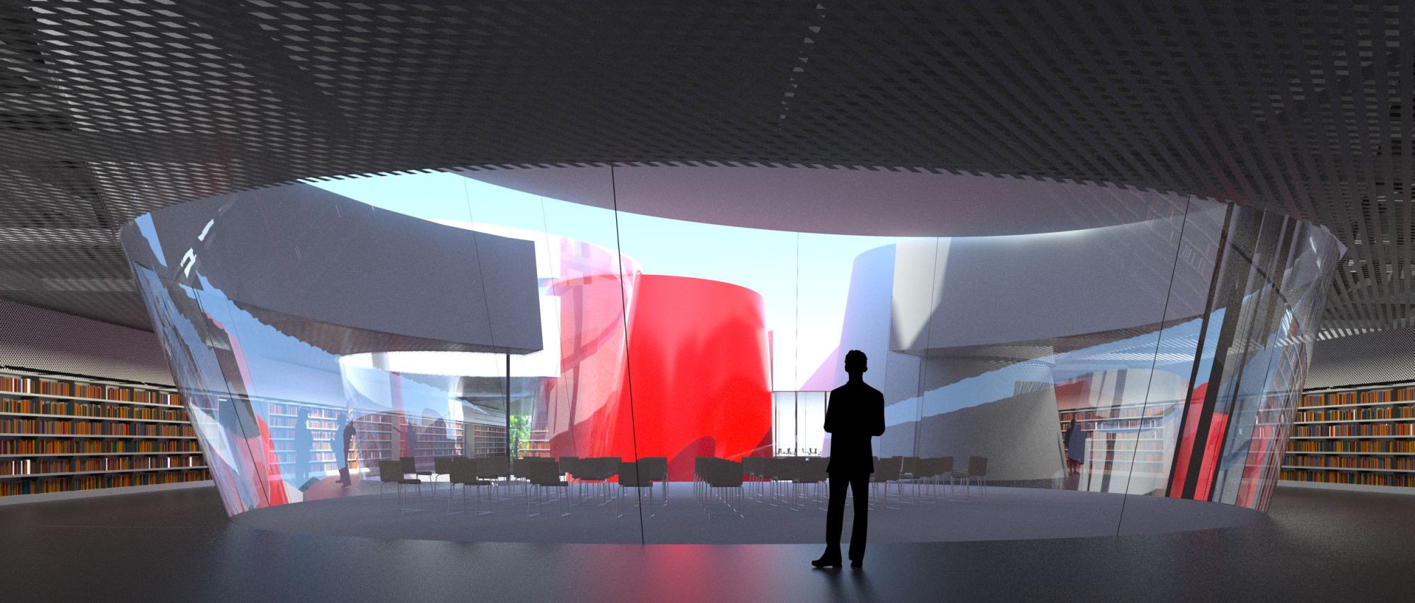Second Prize. Image Courtesy of Jean-Loup Baldacci via Taichung City Cultural Center